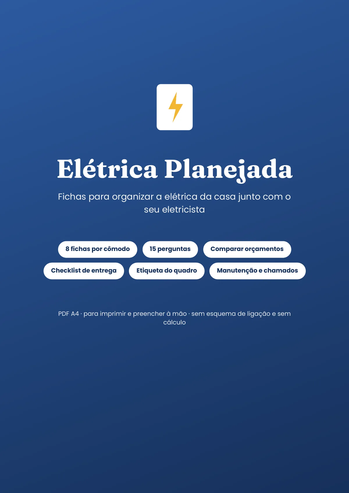 Página real do PDF Elétrica Planejada: capa